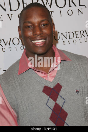 11. Januar 2006; Los Angeles, Kalifornien, USA; TYRESE GIBSON bei der Premiere von "Underworld Evolution" im Cinerama Dome in Hollywood. Obligatorische Credit: Foto von Scott Weiner/ZUMA Press. (©) Copyright 2006 von Scott Weiner Stockfoto