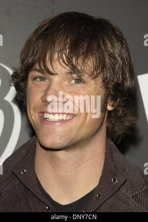16. Januar 2006; Pasadena, Kalifornien, USA; Schauspieler JARED PADELECKI auf dem WB-Network 2006 alle Sterne-Party im Hotel Ritz Carlton Huntington. Obligatorische Credit: Foto von Vaughn Youtz/ZUMA Press. (©) Copyright 2005 von Vaughn Youtz. Stockfoto