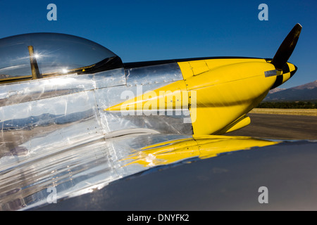 Van es Aircraft RV4; Antike und moderne Flugzeuge bei den alljährlich stattfindenden Salida ArtWalk Fly-In Stockfoto