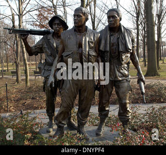 7. Februar 2006; Washington, DC, USA; Das Vietnam Veterans War Memorial befindet sich in Washington, DC.  Aus seiner gefeierten Symbole des Patriotismus, seine unentdeckten Nachbarschaften begeistern die Sehenswürdigkeiten und Geräusche der Hauptstadt der Nation Millionen von Besuchern jedes Jahr. Vollgepackt mit Sehenswürdigkeiten, kostenlosen Attraktionen und eine endlose Kalender der Veranstaltungen, bietet das ganze Jahr über Washington, DC Stockfoto