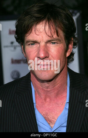11. April 2006; Hollywood, Kalifornien, USA; Schauspieler DENNIS QUAID bei der Weltpremiere von "American Dreamz" am Arclight Theater in Hollywood statt. Obligatorische Credit: Foto von Jerome Ware/ZUMA Press. (©) Copyright 2006 von Jerome Ware Stockfoto