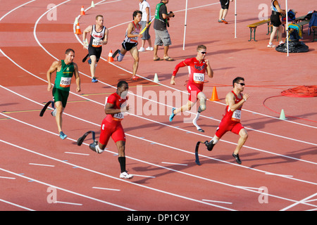 Internationale WM Para Leichtathletik 2013 Venissieux, Lyon, Rhone, IPC, Rhone-Alpes, Frankreich. Stockfoto