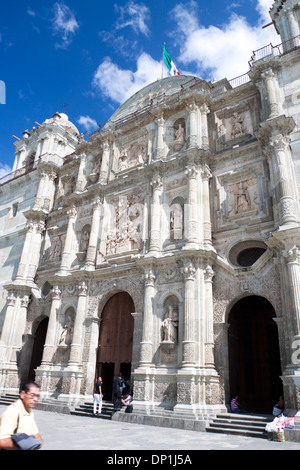 Römisch-katholische Kirche unserer lieben Frau Mariä Himmelfahrt. Oaxaca. Mexiko. Stockfoto