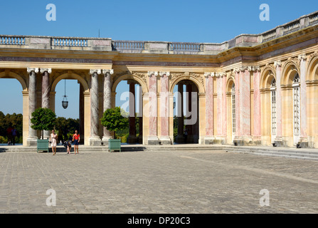 Pleasure Palace Grand Trianon im Park von Versailles, Paris, Île-de-France, Frankreich Stockfoto