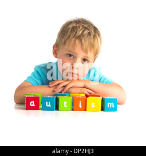 Autismus, Konzeptbild Stockfoto