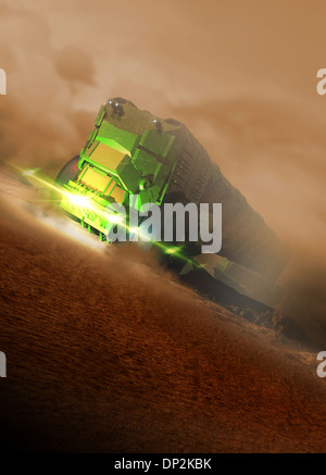 Mars Exploration, artwork Stockfoto