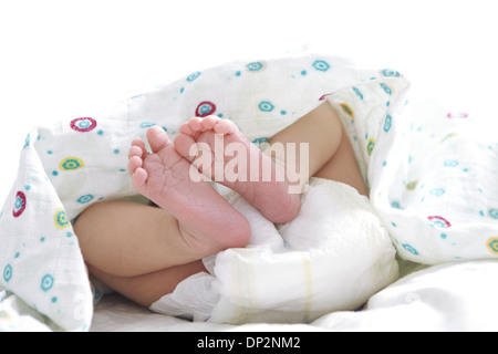 26 Tage alten Babymädchen Stockfoto