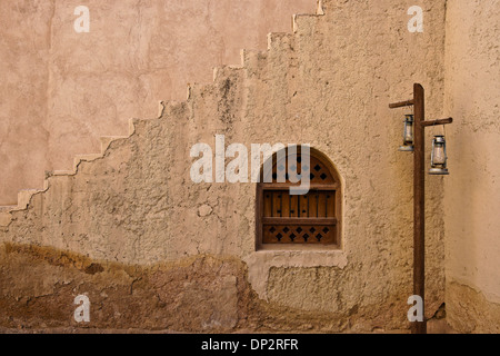 Architektonische Details von Nizwa Fort, Nizwa, Oman Stockfoto