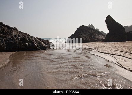 Der Strand von Kynance Cove, Lizard Point, Cornwall, UK Stockfoto