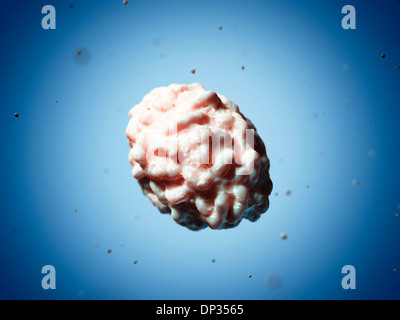 Pocken-Virus-Partikel, artwork Stockfoto