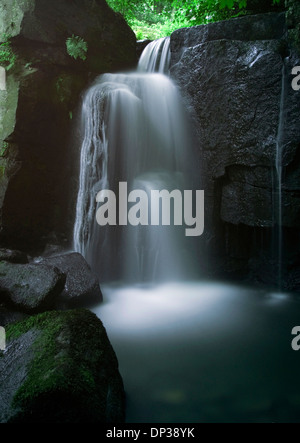 Lumsdale fällt bei Tansley im Peak District England Großbritannien Stockfoto