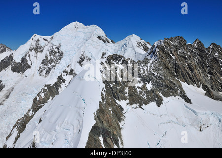 Minarette, Mount Cook Nationalpark, südlichen Alpen, Canterbury, Südinsel, Neuseeland Stockfoto