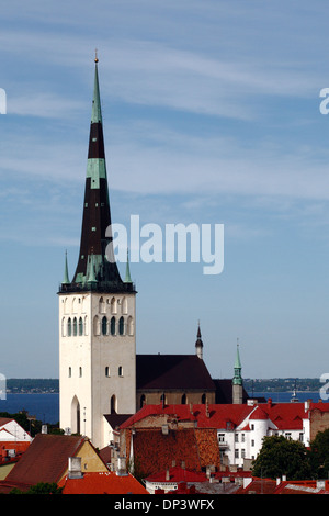 Ansicht von Baptist Church St. Olaf in der Altstadt Tallinn Estland Europa Stockfoto