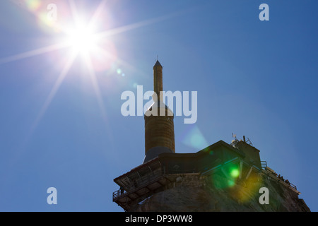 Aiguille du Midi-Seilbahn - Panoramagondel Mont-Blanc, Chamonix, Französische Alpen, Savoie, Frankreich, Europa Stockfoto