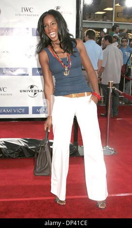 20. Juli 2006; Los Angeles, Kalifornien, USA; Sängerin KELLY ROWLAND bei der "Miami Vice Weltpremiere im Mann Village in Westwood statt. Obligatorische Credit: Foto von Paul Fenton/ZUMA KPA... (©) Copyright 2006 von Paul Fenton-KPA Stockfoto