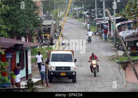 Istmina, Goldmine Stadt in der Provinz Chocó, Kolumbien Stockfoto