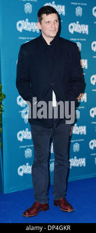 LONDON, ENGLAND - 07 Januar: Nigel Harman besucht die "Cirque Du Soleil: Quidam" Opening Night in der Royal Albert Hall am 7. Januar 2014 in London, England. (Foto: siehe Li) Stockfoto