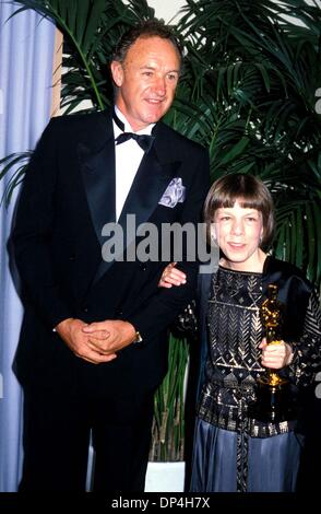 18. April 2006 - Gene Hackman und Linda Hunt.    1984.GENEHACKMANRETRO (Kredit-Bild: © Globe Photos/ZUMAPRESS.com) Stockfoto
