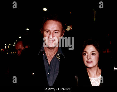 18. April 2006 - GENE HACKMAN und Frau.   Fotos (Kredit-Bild: © Globe Photos/ZUMAPRESS.com) Stockfoto