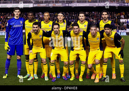 Valencia, Spanien. 7. Januar 2014. Verteidiger Joao ...