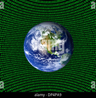 Holographische Universum, Konzeptbild Stockfoto