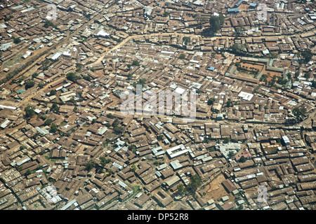 Nairobi, der Hauptstadt Kenias, Luftbild. Stockfoto