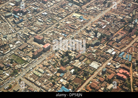 Nairobi, der Hauptstadt Kenias, Luftbild Stockfoto