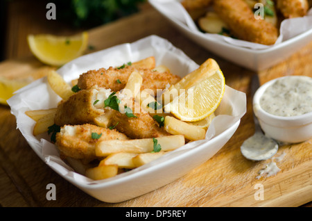 Fish &amp; chips Stockfoto