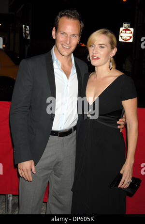 Sep 30, 2006; New York, NY, USA; PATRICK WILSON mit KATE WINSLET bei der Premiere von "Little Children" bei der New York Film Festival 2006 im Lincoln Center. Obligatorische Credit: Foto von Dan Herrick/ZUMA KPA. (©) Copyright 2006 von Dan Herrick Stockfoto