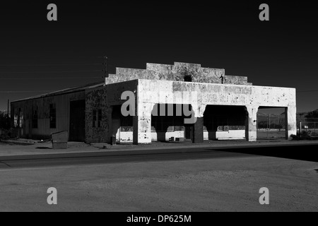 Verlassene Gebäude in Death Valley Junction, Kalifornien Stockfoto