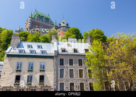 Tageslicht-Ansicht der Quebec Stadt, Kanada Stockfoto