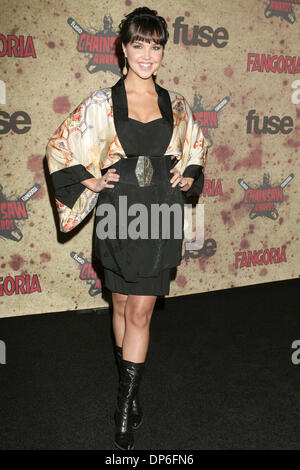 15. Oktober 2006 - statt Los Angeles, Kalifornien, USA - Schauspielerin ARIELLE KEBBEL bei den Fuse Fangoria Kettensäge Awards - Ankünfte auf The Orpheum Theatre. Stockfoto