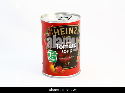 Heinz klassische Dosen Tomatensuppe Stockfoto