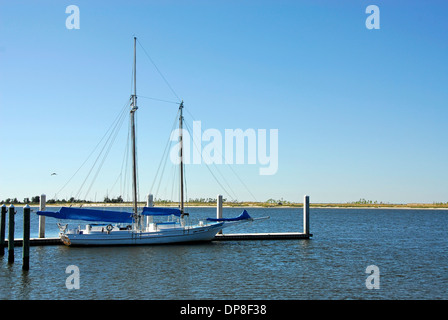 See- und Meeresfrüchte Industrie Museum, Schoner Charters in Biloxi, Mississippi Stockfoto