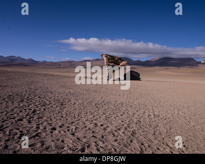 Stein-Baum als es ist bekannt, Árbol de Piedra in spanischer Sprache, befindet sich in einer abgelegenen Gegend von Bolivien nahe der Grenze zu Chile. Stockfoto