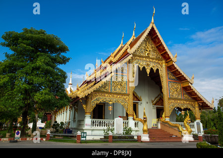 Wat Phra Singh Woramahaviharn Tempel in Chiang Mai, Thailand Stockfoto