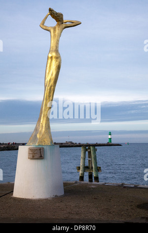 Skulptur "Hoffnung - Esperanza", Warnemünde, Mecklenburg ...