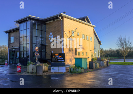 Besucher-Center Pfeil Tal See Land Park Redditch Worcestershire Midlands England uk Stockfoto