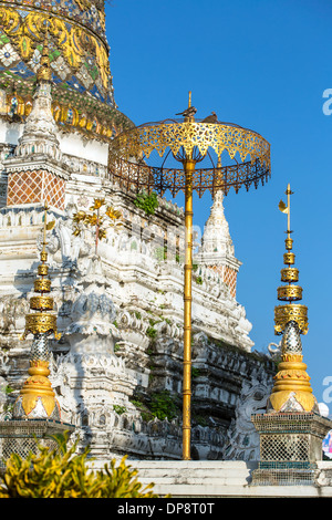 Stupa in Wat Saen Fang-Tempel in Chiang Mai, Thailand Stockfoto