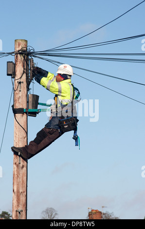Telefon-Reparaturen. Stockfoto