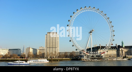 Das EDF Energy London Eye Stockfoto