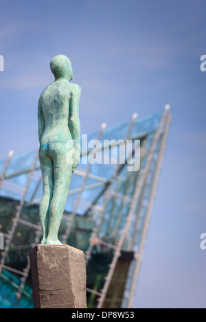 Skulptur auf Victoria Pier der tiefen Aquarium Kingston upon Hull East Yorkshire England Reise Stockfoto