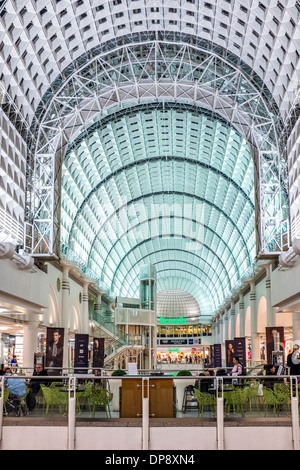 Gewölbte Dach des The Bentall Centre, Shopping-Mall - Kingston upon Thames, Greater London Stockfoto