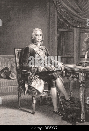 Charles-Maurice de Talleyrand-Périgord - Französisch Gravur XIX th Jahrhundert Stockfoto