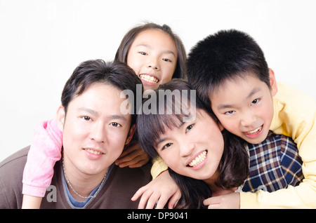 Glückliche Familienbild Stockfoto