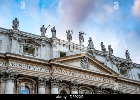 Der Petersdom im Vatikan Rom Italien Stockfoto