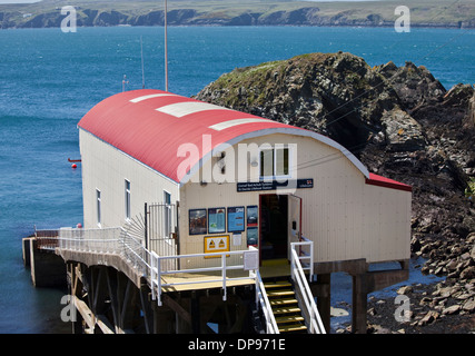 St. Davids Rettungsstation, St Justinian, Pembrokeshire, Wales Stockfoto