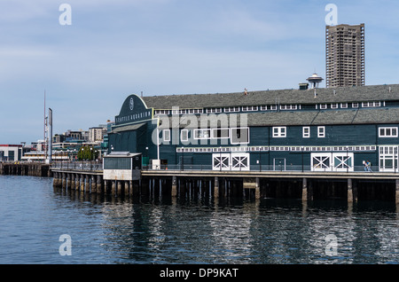 Seattle Aquarium auf dem Pier Hafen von Seattle.  Seattle, Washington Stockfoto