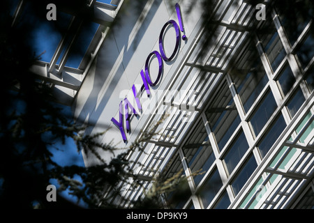Der Hauptsitz von Yahoo in Sunnyvale, Kalifornien. Stockfoto