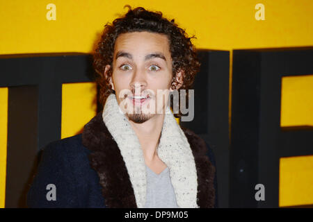 London, UK. 9. Januar 2014. Gast kommt auf der UK-Premiere - der Wolf der Wall Street am Leicester Square in London, 9. Januar 2014. Bildnachweis: Siehe Li/Alamy Live News Stockfoto